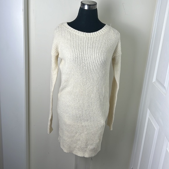 Hollister Cable Knit CrewNeck Sweater Dress Size Small - Picture 13 of 15